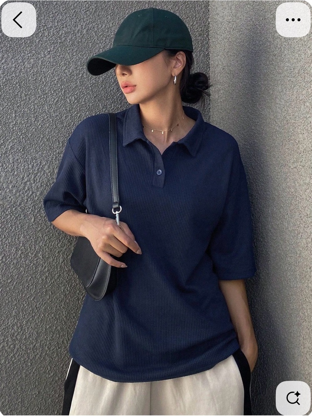 Oversized Polo Ralph Lauren brown short sleeve shirt